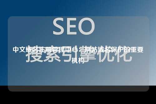 中文域名注册管理中心：网站域名保护的重要机构