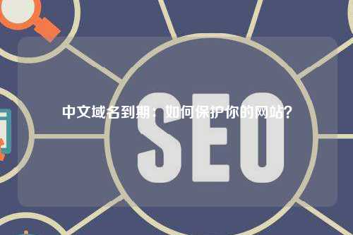 中文域名到期：如何保护你的网站？