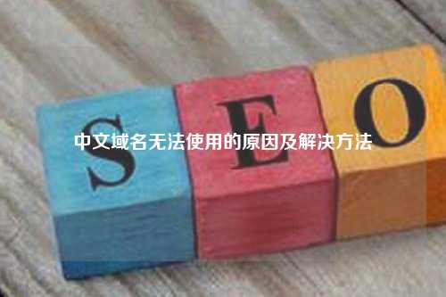 中文域名无法使用的原因及解决方法
